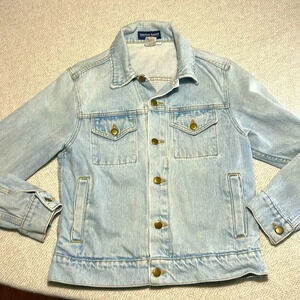 American Apparel Light Wash Jean Jacket. Light  Denim Jacket. Size XS